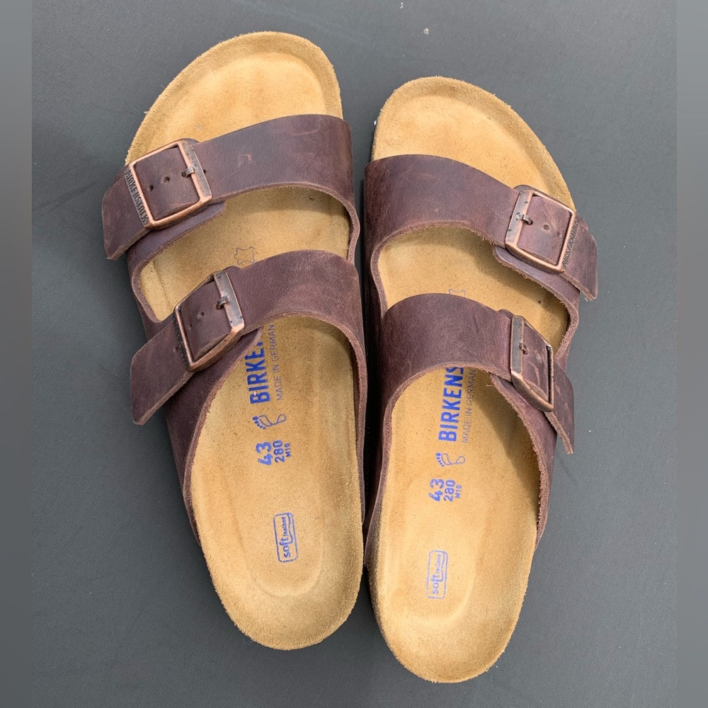 Birkenstock Arizona Habana size 43/10 men regular fit. SOFT FOOTBED